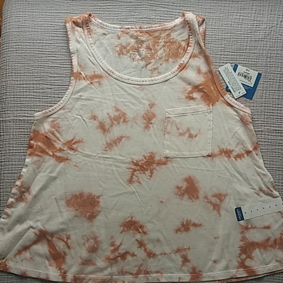 NWT. Arizona Flowy tye dye pocket tank Med… - Picture 2 of 5